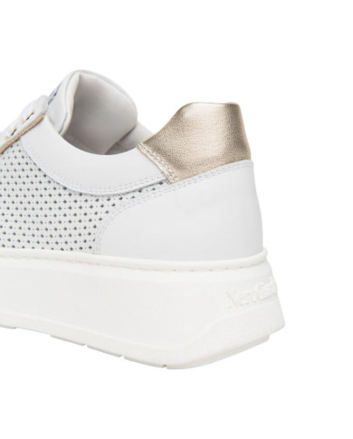 SNEAKERS NEROGIARDINI DONNA SKIPPER BIANCO SKIPPER BIANCO ETOILE MIELE T.BRILL PLATINO E615274D/707