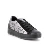 SNEAKERS IGI&CO DONNA IN PELLE NERO/ACCIAIO 6668600