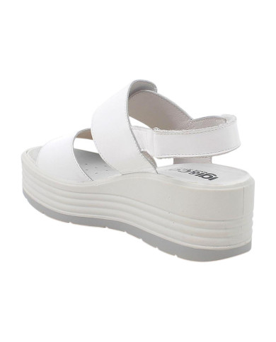 SANDALI CON ZEPPA IGI&CO DONNA NAPPA SOFT BIANCO 1164533     