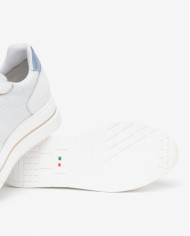 SNEAKERS NEROGIARDINI DONNA SKIPPER BIANCO SKIPPER BIANCO NAPPA LUX CELESTE 21 T.BRILL E615202D/707