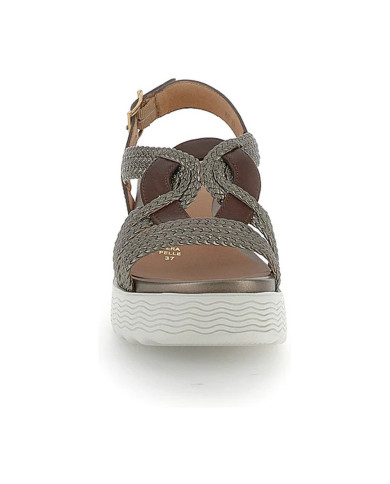 SANDALO CON ZEPPA STONEGLY DONNA PARKY 24 WEAVED/LTH 220895 CGZ