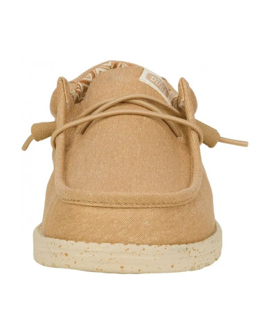 MOCASSINO HEY DUDE UOMO WALLY STRETCH CANVAS TAN HD.40700 265 