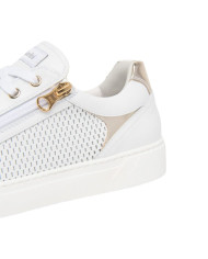 SNEAKERS NEROGIARDINI DONNA SKIPPER BIANCO SKIPPER BIANCO T.BRILL PLATINO TR MALAGA E615252D/707
