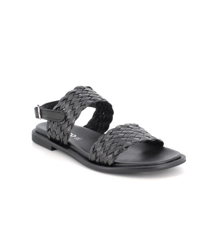SANDALI IGI&CO DONNA CAPRA INTRECC CON FIBBIA NERO 1184800