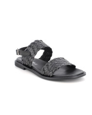SANDALI IGI&CO DONNA CAPRA INTRECC CON FIBBIA NERO 1184800