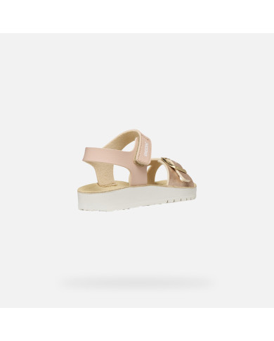 SANDALI GEOX BAMBINA JUNIOR J SANDAL COSTAREI ROSE J15EAB 0BCBN C8172             