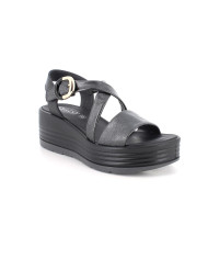 SANDALI CON ZEPPA IGI&CO DONNA  SI.DUBAI/NAPPA NERO 1164700