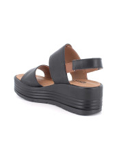 SANDALI CON ZEPPA IGI&CO DONNA NAPPA SOFT NERO 1164577    