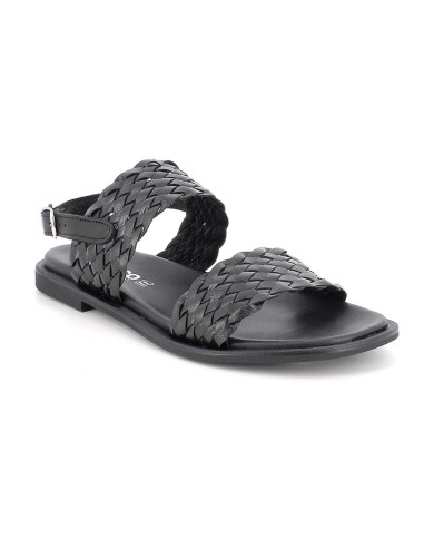 SANDALI IGI&CO DONNA CAPRA INTRECC CON FIBBIA NERO 1184800