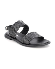 SANDALI IGI&CO DONNA CAPRA INTRECC CON FIBBIA NERO 1184800