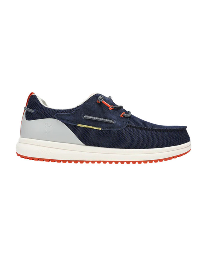 MOCASSINO PITAS UOMO SCARPA DA VELA BAY BLU MARINO S26M-WVE-BAY