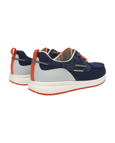 MOCASSINO PITAS UOMO SCARPA DA VELA BAY BLU MARINO S26M-WVE-BAY