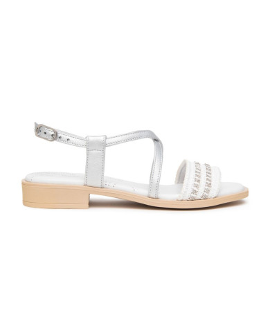 SANDALI NEROGIARDINI DONNA ETOILE SAND ARGENTO  TR ACCRA 592 BEIGE E615900D/700