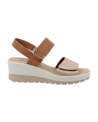 SANDALO CON ZEPPA ENVAL SOFT FIO.BOTT.OM/FIO CHAMPAGNE/BEIGE 1283611