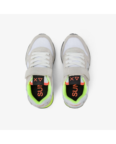 SNEAKERS SUN68 BAMBINO BOY'S JAKI FLUO (KID) BIANCO Z36317K 01