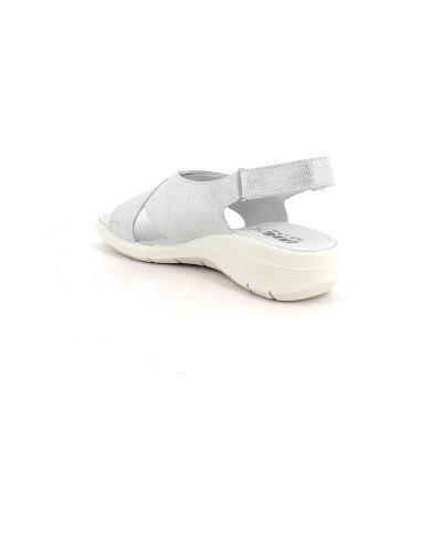 SANDALO CON ZEPPA ENVAL SOFT DONNA ARGENTO SCAMOS.NINFEA 1280911 