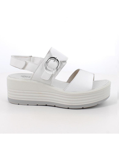 SANDALI CON ZEPPA IGI&CO DONNA NAPPA SOFT BIANCO 1164533     