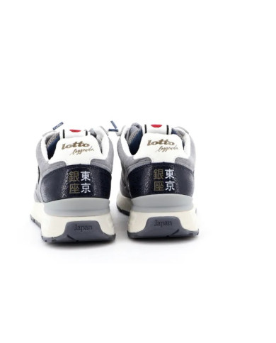 SNEAKERS LOTTO UOMO TOKYO GINZA CRACK LEGGENDA GRAY/DRESS BLUE/ASHLEY BLUE 223626 EE7