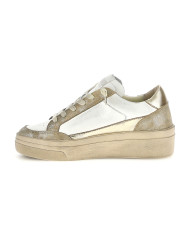 SNEAKERS LOTTO DONNA BACK LAMINATED W LEGGENDA WHITE/GOLDEN ALMOND/LIGHT PLATINO 223675 EG0