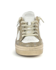 SNEAKERS LOTTO DONNA BACK LAMINATED W LEGGENDA WHITE/GOLDEN ALMOND/LIGHT PLATINO 223675 EG0