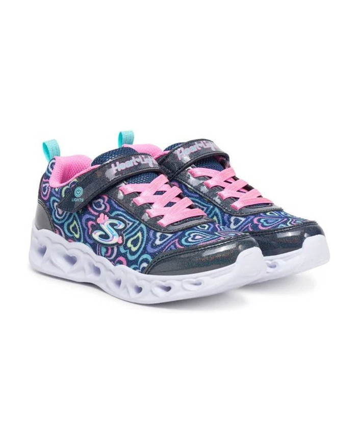 SNEAKERS SKECHERS BAMBINA HEART LIGHT BOOGIE LOVE MULTICOLOR 303257L NVMT