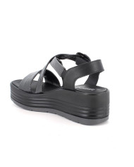 SANDALI CON ZEPPA IGI&CO DONNA  SI.DUBAI/NAPPA NERO 1164700