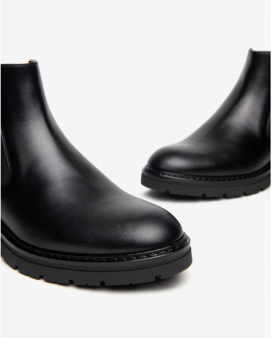 STIVALETTO NEROGIARDINI UOMO CHELSEA ILCEA NERO TR NOVI LIGHT I400361U/100