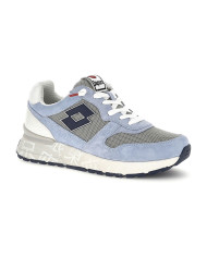 SNEAKERS LOTTO UOMO TOKYO GINZA CRACK LEGGENDA GRAY/DRESS BLUE/ASHLEY BLUE 223626 EE7
