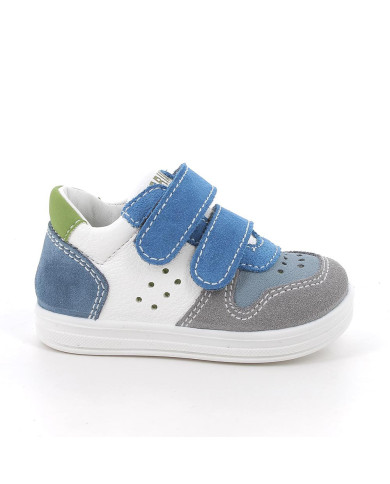 SNEAKERS  PRIMIGI PRIMI PASSI  BAMBINO  SCAMOS/S.NAP.BO OCE-GRI-JEA/BCO 1355533