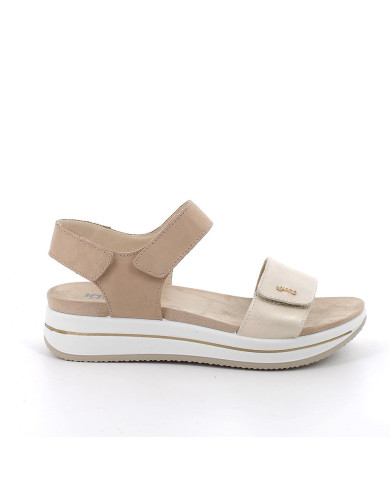 SANDALI CON ZEPPA IGI&CO DONNA VIT.LAM.FO/NABUK CON STRAP 1174833