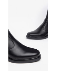 STIVALE NEROGIARDINI DONNA IN PELLE NERO ZIP I308812D/100