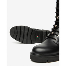 ANFIBI NEROGIARDINI DONNA SAGAR DECO NERO EVA URBANA NERO TACCO 6CM I514810D/100