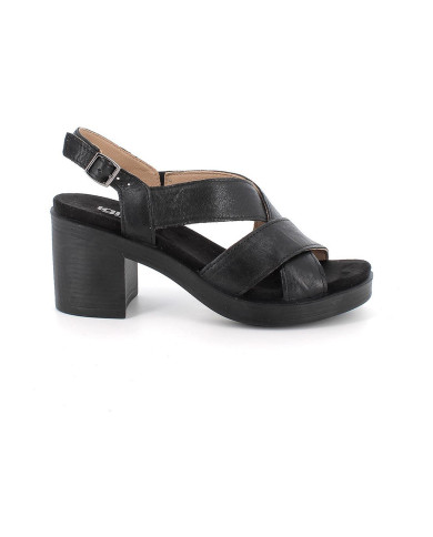 SANDALI CON TACCO IGI&CO DONNA CAPRA TAMPONATA NERO 1171200