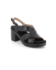 SANDALI CON TACCO IGI&CO DONNA CAPRA TAMPONATA NERO 1171200