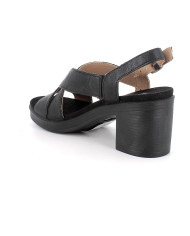 SANDALI CON TACCO IGI&CO DONNA CAPRA TAMPONATA NERO 1171200