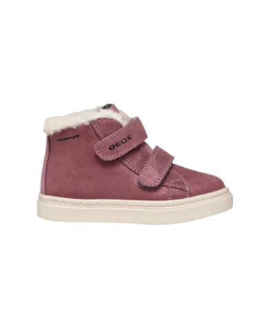 SNEAKERS GEOX BAMBINA B NASHIK WPF A - SCAM.BRILL.   ROSE SMOKE TG:24/27 B465XA 00077 C8025/BE