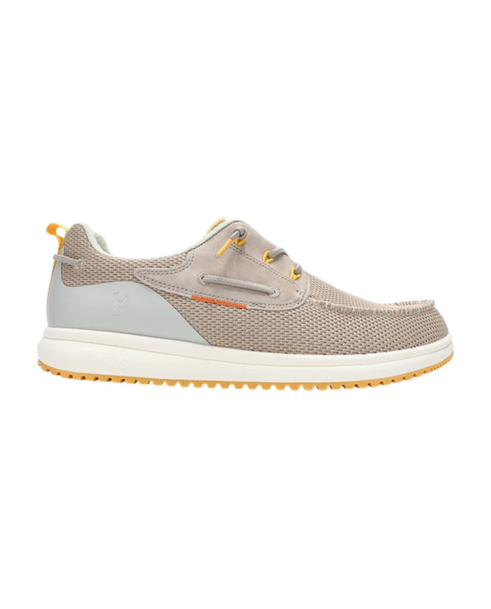 MOCASSINI PITAS UOMO SCARPA DA VELA BAY BEIGE S26M-WVE-BAY