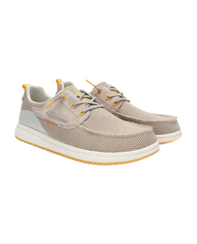 MOCASSINI PITAS UOMO SCARPA DA VELA BAY BEIGE S26M-WVE-BAY