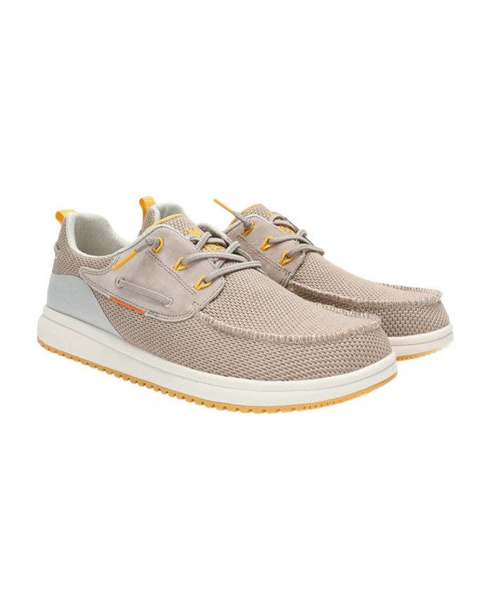MOCASSINI PITAS UOMO SCARPA DA VELA BAY BEIGE S26M-WVE-BAY