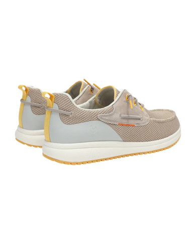 MOCASSINI PITAS UOMO SCARPA DA VELA BAY BEIGE S26M-WVE-BAY