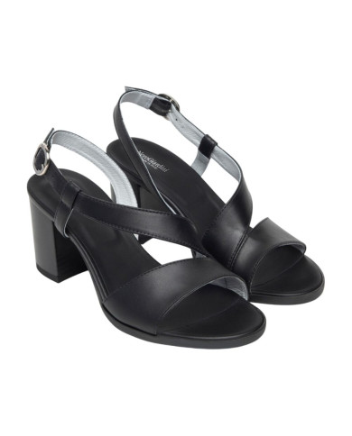 SANDALI CON TACCO NEROGIARDINI DONNA TAMIGI NERO TR AULLA NERO TACCO 7CM E410440D/100