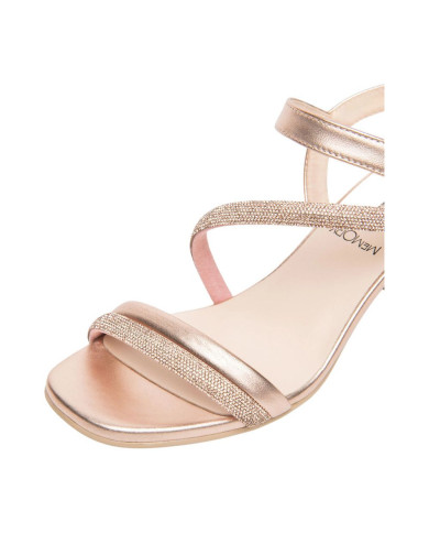 SANDALO CON TACCO NEROGIARDINI DONNA NETTUNO PHARD TPU FEN NATURALE TACCO5CM E615721D/660
