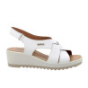 SANDALO CON ZEPPA ENVAL SOFT DONNA NAPPA SOFT BIANCO 5781111