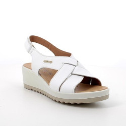 SANDALO CON ZEPPA ENVAL SOFT DONNA NAPPA SOFT BIANCO 5781111