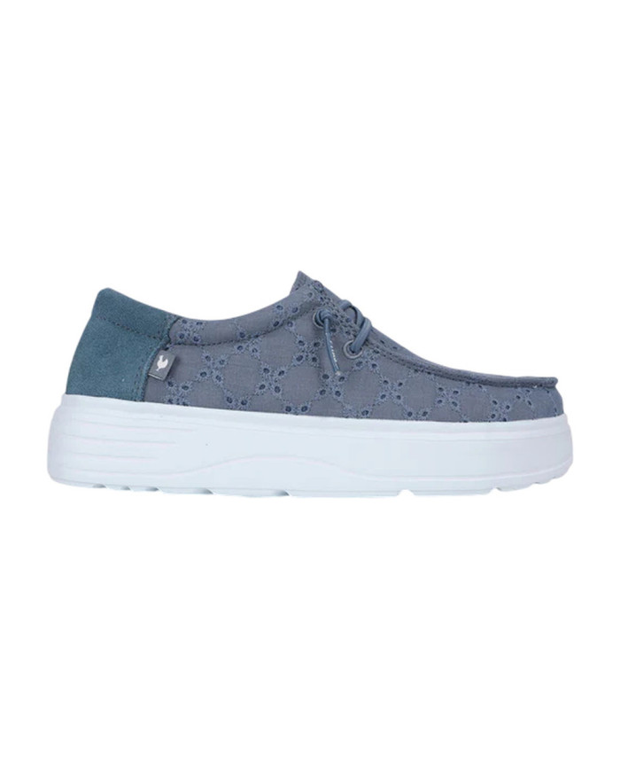 MOCASSIN PITAS DONNA WALLABI  LOTTO AZUL S26W-BOK-LTTO