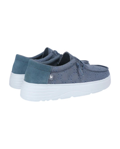 MOCASSIN PITAS DONNA WALLABI  LOTTO AZUL S26W-BOK-LTTO