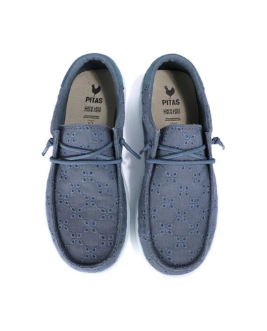 MOCASSIN PITAS DONNA WALLABI  LOTTO AZUL S26W-BOK-LTTO