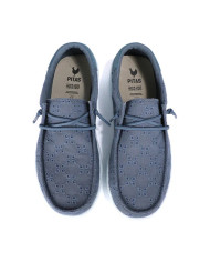 MOCASSIN PITAS DONNA WALLABI  LOTTO AZUL S26W-BOK-LTTO