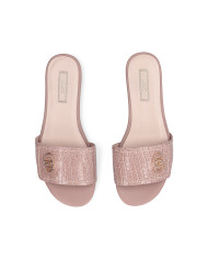 CIABATTE LIU JO DONNA SANDY 03 - SLIPPER PRINTED COCCO SPREAD NUDE SA6127EX06851315