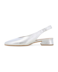 DECOLLETE' MELLUSO DONNA WASH ARGENTO CON TACCO BASSO D156Q ARGENTO